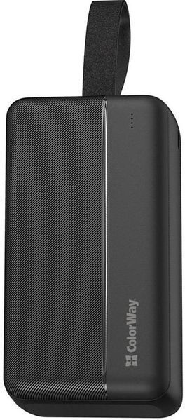 Универсальная батарея ColorWay 30000 mAh High-power 2 (22.5W) Black (CW-PB300LPC2BK-PD) CW-PB300LPC2BK-PD фото