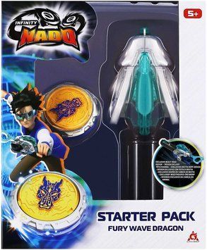 Дзиґа Infinity Nado VI Starter Pack Лютий Дракон (Fury Wave Dragon) EU654111 фото
