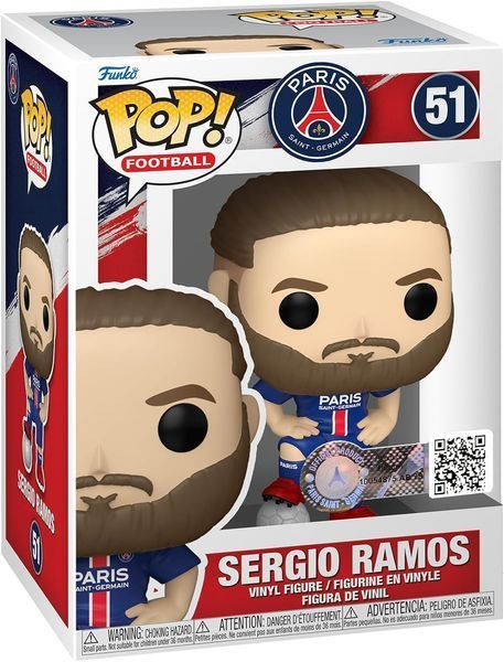 Фігурка Funko POP Football: PSG - Sergio Ramos 5908305240129 фото
