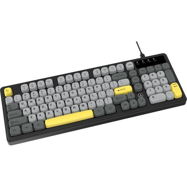 Клавиатура Ajazz AF98 USB UA Black/Grey/Yellow (AF98-BGY) AF98-BGY фото