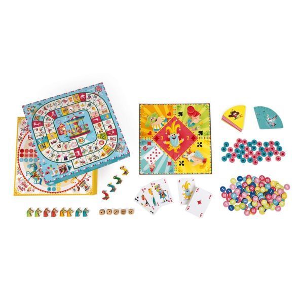 Настольная игра Janod Настольная игра 5 в 1 J02742 фото