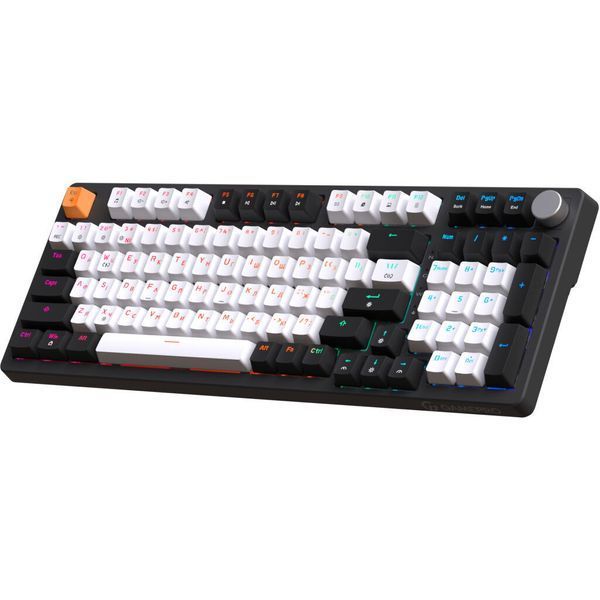 Клавиатура GamePro MK170B Hot-Swap Red Swich RGB USB UA Black (MK170B) MK170B фото