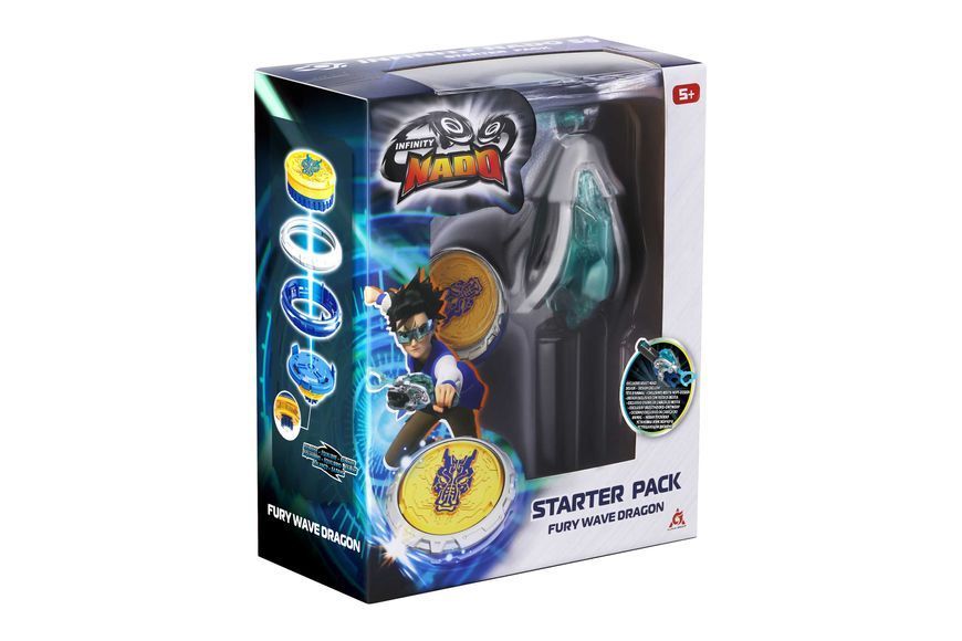 Дзиґа Infinity Nado VI Starter Pack Лютий Дракон (Fury Wave Dragon) EU654111 фото