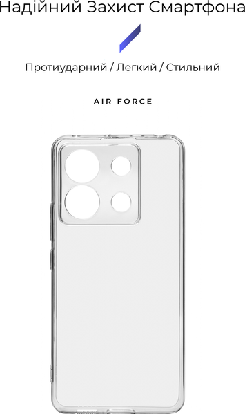 Накладка ArmorStandart Air Series для Redmi Note 13 Pro 5G / Poco X6 Camera cover Clear (ARM71835) ARM71835 фото