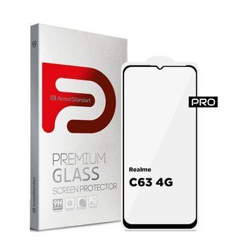 Защитное стекло ArmorStandart Pro для Realme C63 4G/Note 60 4G/Note 60x 4G Black (ARM78445) ARM78445 фото