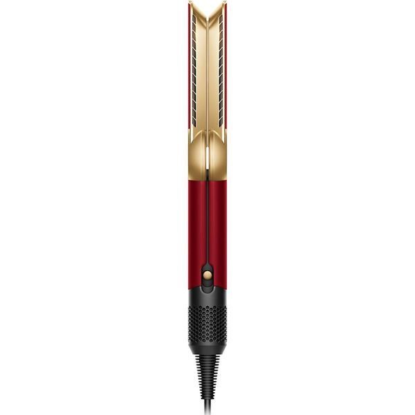 Випрямитель Dyson с влажного на сухое HТ01 Airstrait Red Velvet/Gold, темп.режимов-3, 80-140С, OLED-дисплей, металл, красный 596931-01 фото