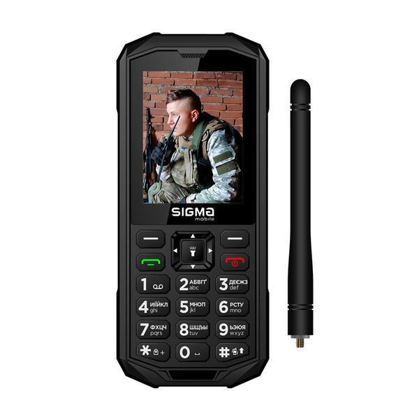 Мобильный телефон Sigma X-treme PA68 WAVE Black (4827798466612) 4827798466612 фото