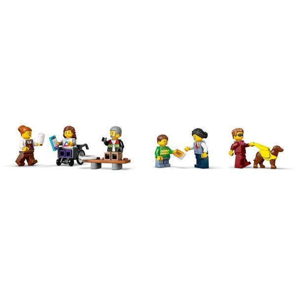 Конструктор LEGO City Трамвай і вокзал у центрі міста 811 деталей (60423) 60423 фото