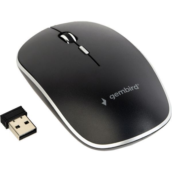 Мышка Gembird MUSW-4BS-01 Wireless Black (MUSW-4BS-01) MUSW-4BS-01 фото