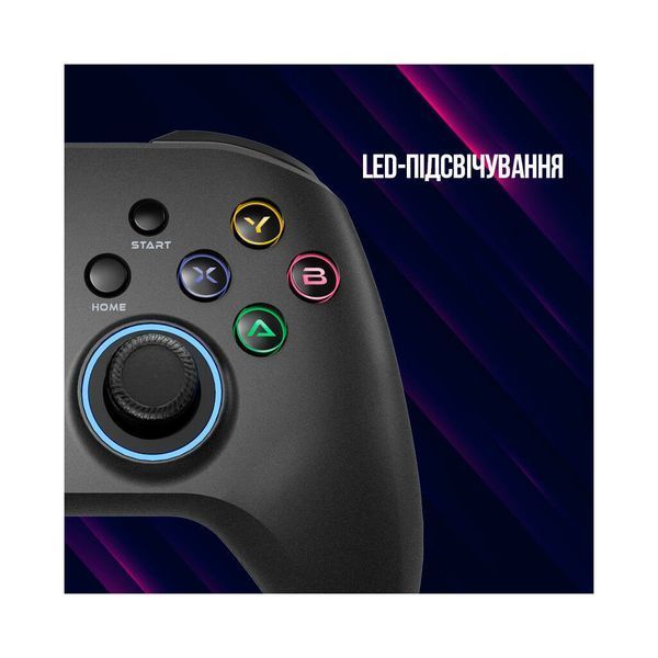 Геймпад Lorgar TRIX-510 PC iOS13 Android PS3 Bluetooth Black (LRG-GP510) LRG-GP510 фото