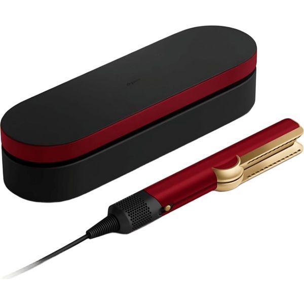 Випрямитель Dyson с влажного на сухое HТ01 Airstrait Red Velvet/Gold, темп.режимов-3, 80-140С, OLED-дисплей, металл, красный 596931-01 фото