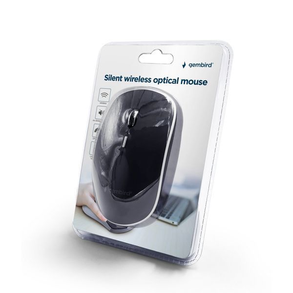 Мышка Gembird MUSW-4BS-01 Wireless Black (MUSW-4BS-01) MUSW-4BS-01 фото