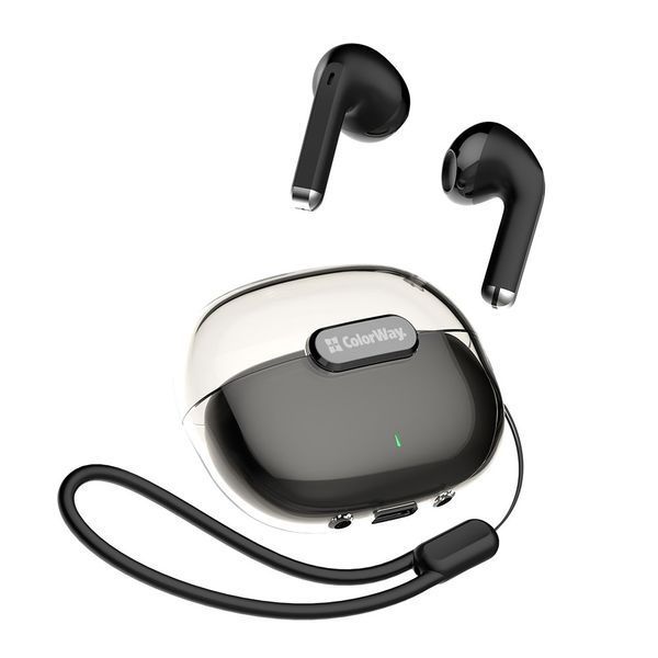Навушники TWS ColorWay Slim Earbuds Black (CW-TWS2BK) CW-TWS2BK фото