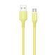 Кабель ColorWay USB - Type-C (soft silicone) 2.4A 1м жовтий (CW-CBUC043-Y) CW-CBUC043-Y фото 7