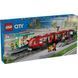 Конструктор LEGO City Трамвай і вокзал у центрі міста 811 деталей (60423) 60423 фото 1
