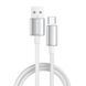Кабель ColorWay USB - Type-C (zinc alloy braided) 3А 1м белый (CW-CBUC098-WT) CW-CBUC098-WT фото 2