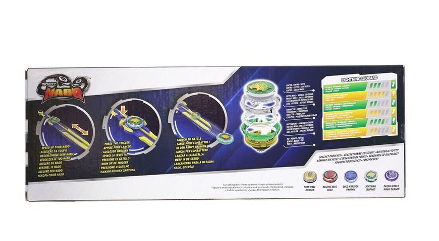 Infinity Nado Волчок VI серия Standard Pack Lighting Leopard Ослепительный Леопард EU654124 фото