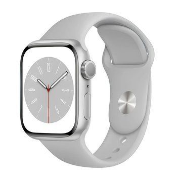Ремешок+ накладка Apple Watch SPORT 42/44 Silver 7b1c552d-26cb-11e9-822e-38d54713ceda фото