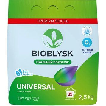 Пральний порошок BioBlysk Universal 2.5 кг 4820285280500 фото