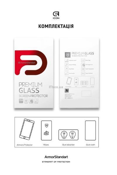 Захисне скло ArmorStandart Icon для Xiaomi Redmi A3 Black (ARM74452) ARM74452 фото
