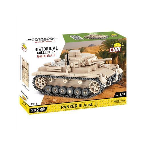 Конструктор Cobi Вторая Мировая Война Танк Panzer III, 292 деталей (COBI-2712) COBI-2712 фото