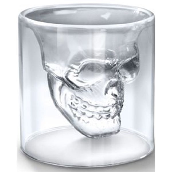 Стакан UFT для віскі 3D череп skull glass 70 мл (uftskullglass) uftskullglass фото