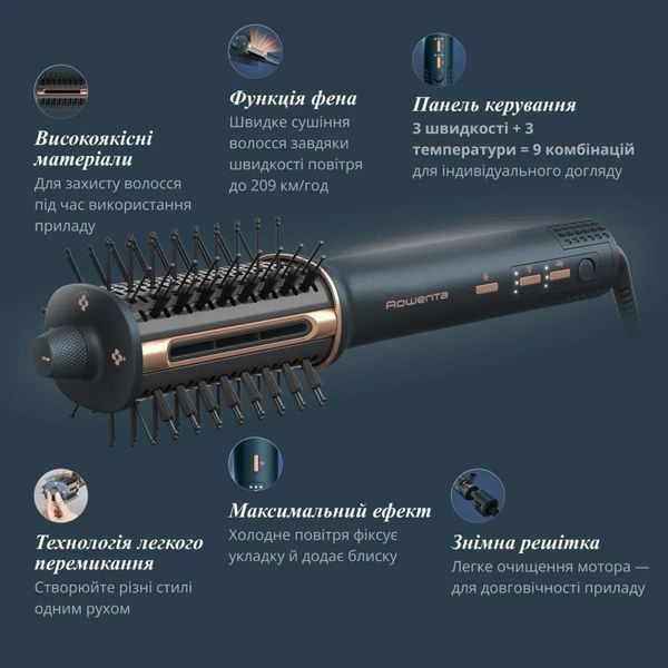 Фен-щітка Rowenta UB9720E0 UB9720E0 фото