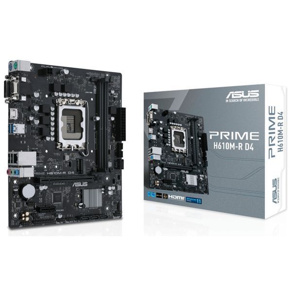 Материнская плата ASUS PRIME H610M-R D4-SI PRIME H610M-R D4-SI фото