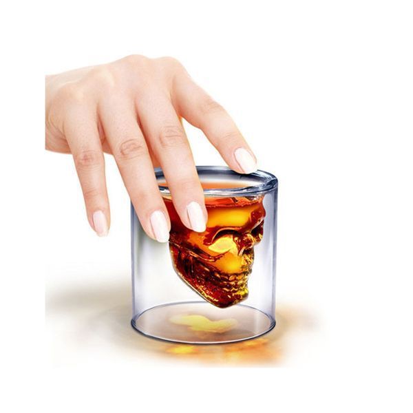Стакан UFT для віскі 3D череп skull glass 70 мл (uftskullglass) uftskullglass фото