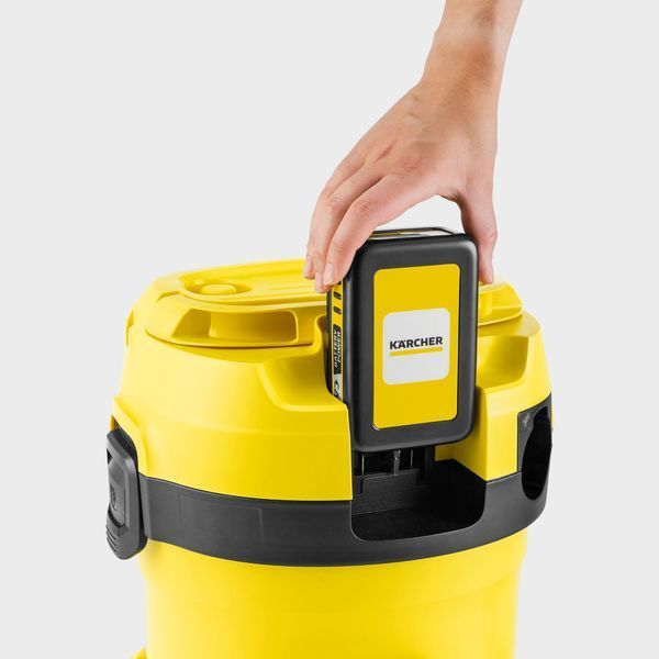 Пилосос професійний акумуляторний Karcher WD 2-18 1.628-500.0 1.628-500.0 фото