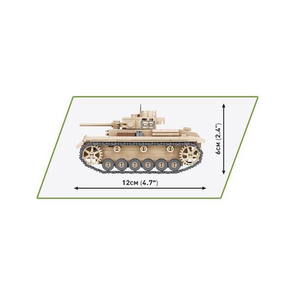 Конструктор Cobi Вторая Мировая Война Танк Panzer III, 292 деталей (COBI-2712) COBI-2712 фото