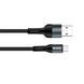 Кабель ColorWay USB - MicroUSB (nylon) 2.4A 1м черный (CW-CBUM045-BK) CW-CBUM045-BK фото 4