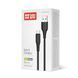 Кабель ColorWay USB - MicroUSB (textured PVC) 3А 1м черный (CW-CBUM094-BK) CW-CBUM094-BK фото 2