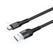 Кабель ColorWay USB - MicroUSB (nylon) 2.4A 1м черный (CW-CBUM045-BK) CW-CBUM045-BK фото 14