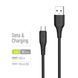 Кабель ColorWay USB - MicroUSB (textured PVC) 3А 1м черный (CW-CBUM094-BK) CW-CBUM094-BK фото 1