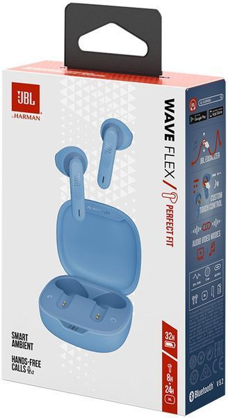 Наушники TWS JBL Wave Flex Blue (JBLWFLEXBLU) JBLWFLEXBLU фото