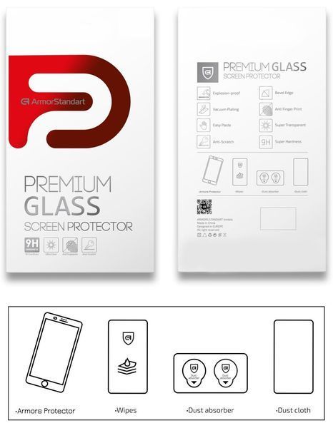 Захисне скло ArmorStandart Icon для Samsung A04 / A04s / A04e / M04 / F04 Black (ARM63894) ARM63894 фото