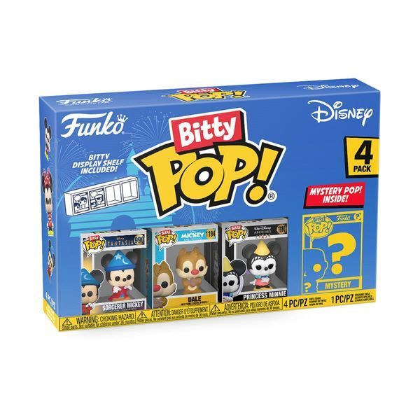 Funko Фигурка Funko POP (Bitty): Disney - Sorcerer Mickey 4pk 889698713214 фото