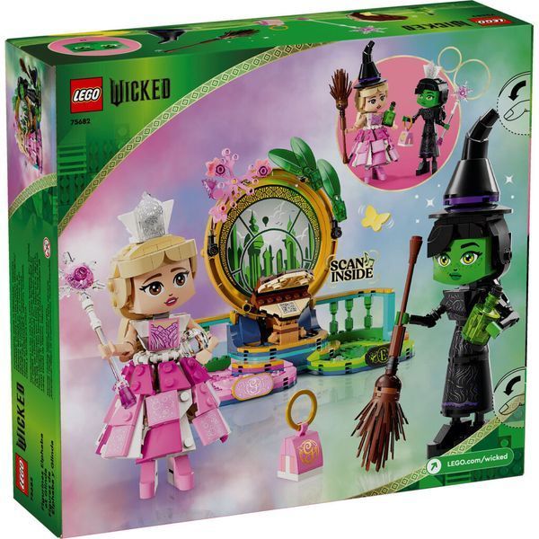 Конструктор LEGO Wicked Фігурки Ельфаби й Ґлінди 558 деталей (75682) 75682 фото