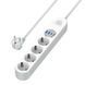 Сетевой фильтр-удлинитель СolorWay 4 розетки/4USB White 2M (CW-CHE44PDW) CW-CHE44PDW фото 1