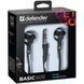 Наушники Defender Basic 609 Black-White (63609) 63609 фото 2