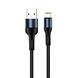 Кабель ColorWay USB - Apple Lightning (nylon) 2.4A 1м черный (CW-CBUL045-BK) CW-CBUL045-BK фото 5