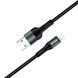 Кабель ColorWay USB - Apple Lightning (nylon) 2.4A 1м черный (CW-CBUL045-BK) CW-CBUL045-BK фото 12