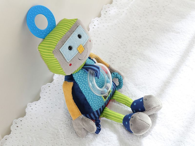 Мягкая интерактивная игрушка sigikid Робот (25 см) 41673SK фото