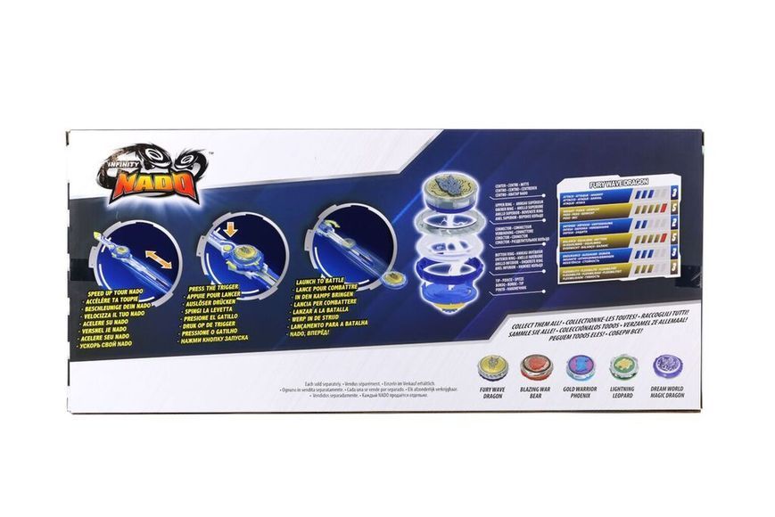 Дзиґа Infinity Nado VI Advanced Pack Лютий Дракон (Fury Wave Dragon) EU654131 фото