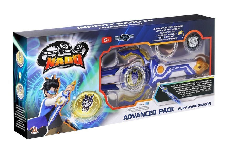 Дзиґа Infinity Nado VI Advanced Pack Лютий Дракон (Fury Wave Dragon) EU654131 фото