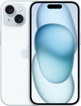 Смартфон Apple iPhone 15 256Gb Blue MTP93 фото