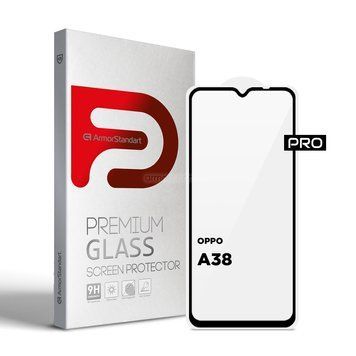 Защитное стекло ArmorStandart Pro для OPPO A18/A38 4G Black (ARM71040) ARM71040 фото