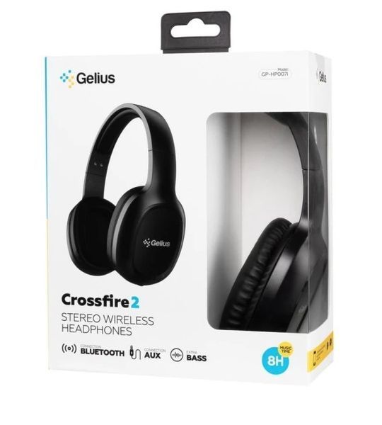Наушники Bluetooth Gelius Crossfire 2 GP HP-007i Black 97446 фото