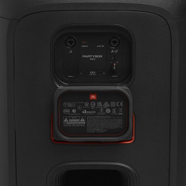 Акустика портативная JBL PartyBox 520 Black (JBLPARTYBOX520EU) JBLPARTYBOX520EU фото